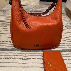 Coach Jules Hobo Bag & Wallet in Great Condition